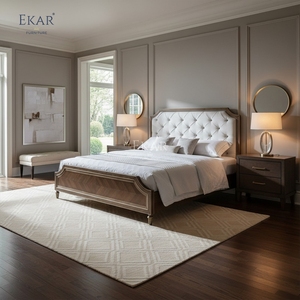 EKAR <span class=keywords><strong>Letto</strong></span> di Lusso Heritage |   <span class=keywords><strong>Testiera</strong></span> trapuntata classica americana e struttura <span class=keywords><strong>letto</strong></span> in <span class=keywords><strong>legno</strong></span> <span class=keywords><strong>intarsiato</strong></span> - Product Image 3