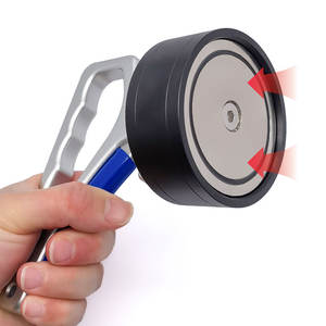 एर्गोनोमिक चुंबकीय पिकअप उपकरण 60 किलोग्राम मजबूत चुंबकीय लिफ्टर स्टील स्क्रैप उठाने के लिए भारी शुल्क स्थायी लिफ्टर चुंबक - Product Image 5