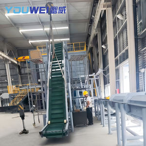 YOUWEI personalizzato grande nastro trasportatore in PVC per uso ristorante a lunga distanza piatto trasportatore automatico CE certificazione Cargo - Product Image 6