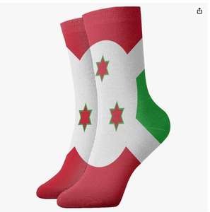 Calcetines Largos Casuales Cómodos y Transpirables con Estampado de la Bandera de las Islas Salomón para Hombre y <span class=keywords><strong>Mujer</strong></span>, Venta al Por Mayor - Product Image 6