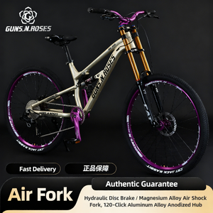 Bicicleta <span class=keywords><strong>de</strong></span> Montaña <span class=keywords><strong>de</strong></span> 27.5 Pulgadas con Suspensión Trasera, 10 Velocidades, Ligera, para Descenso, con Frenos Hidráulicos, OEM - Product Image 2