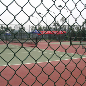 Bán buôn nhúng nóng mạ kẽm Cyclone dây lưới 8 ft Chuỗi liên kết hàng rào CuộN PVC tráng Chuỗi liên kết hàng rào - Product Image 1