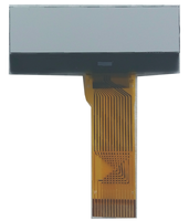 Layar LCD COG Segmen FSTN Kustom, 5-17 Digit, Positif/Negatif, Transmisif/Transflektif, Konektor 7Pin untuk Meter Digital