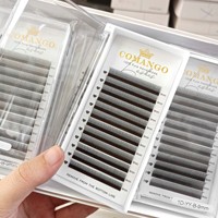 Extensions de cils en forme de Y Fox, extensions de cils gauche et droite, effet eyeliner 0,07 mm, plateaux de cils effet œil de renard, fournitures
