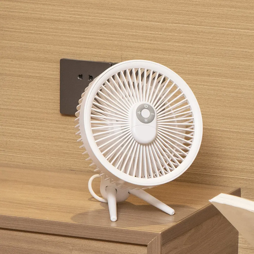 Ultra Quiet Mini Fans Remote Control Electric Charging Multi-function Desk USB Rechargeable Fans Portable With Light