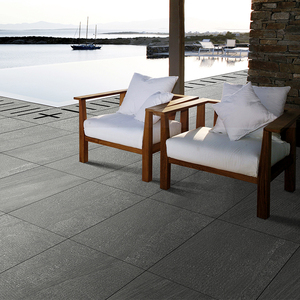 Chất Lượng Tuyệt Vời Bên Ngoài 600*600Mm Màu Grey Matte Khu Vườn Mộc Mạc 2Cm Chống Trượt Ngoài Trời Sứ Lát Sân Vườn Gạch - Product Image 3