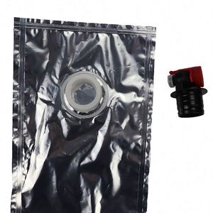 ถุงซีลไวน์แดงสีเงิน ถุงพลาสติกฟอยล์อะลูมิเนียมแบบใช้ซ้ำได้ - Product Image 1