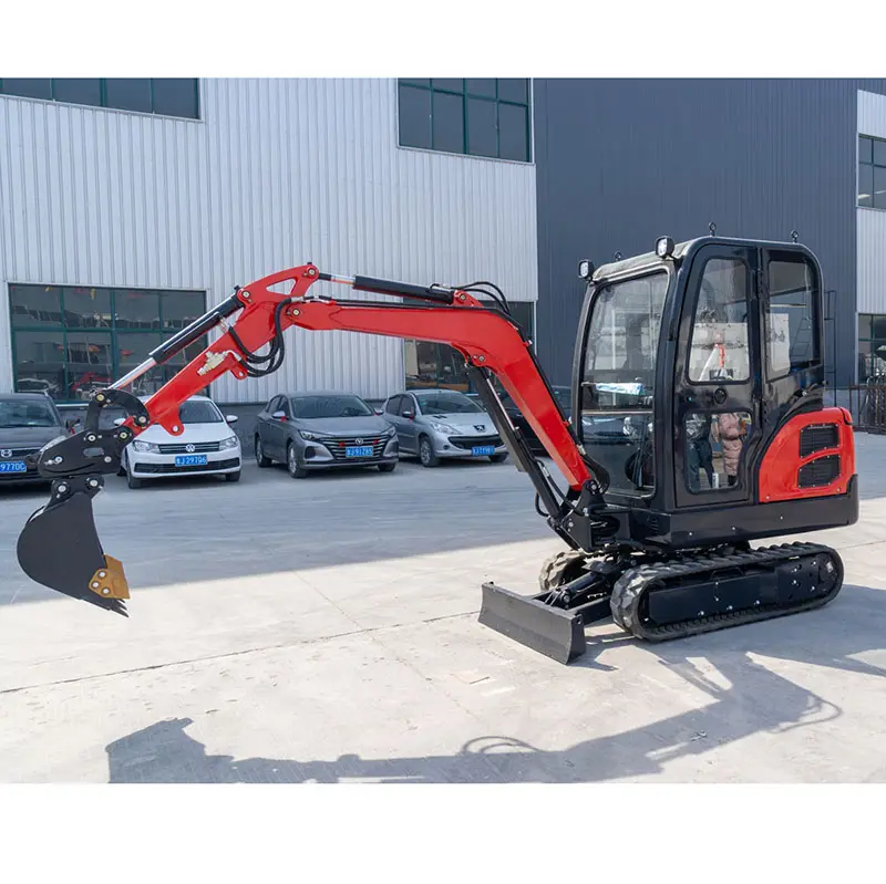 Ht 18/Ht 22 Ce/Epa/Euro 5 Gratis Verzending Nieuwe 1.8 Ton 2.2 Ton Kleine Digger mini Hydraulische Crawler Graafmachine Met Optionele Cabine