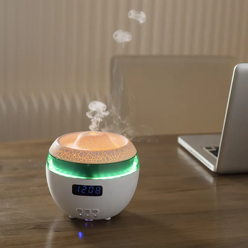 SHOUMING logo personalizzato elettrico casa aroma nebulizzatore diffusore macchina ad ultrasuoni pianta lavanda umidificatore olio essenziale diffusore