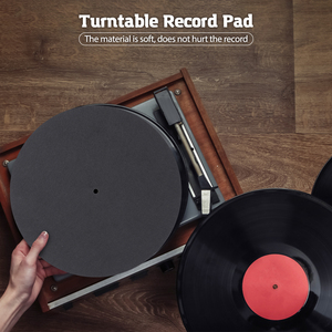 2025 LOGO personalizzato stampato 7 "12" giradischi tappetini in feltro per dischi in vinile antiscivolo giradischi - Product Image 6