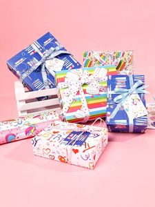 Wholesale Disposable 80g Silicone Coated Virgin <b>Paper</b> 43*300cm Luxury Custom Gift <b>Wrapping</b> <b>Paper</b> Roll - Product Image 6