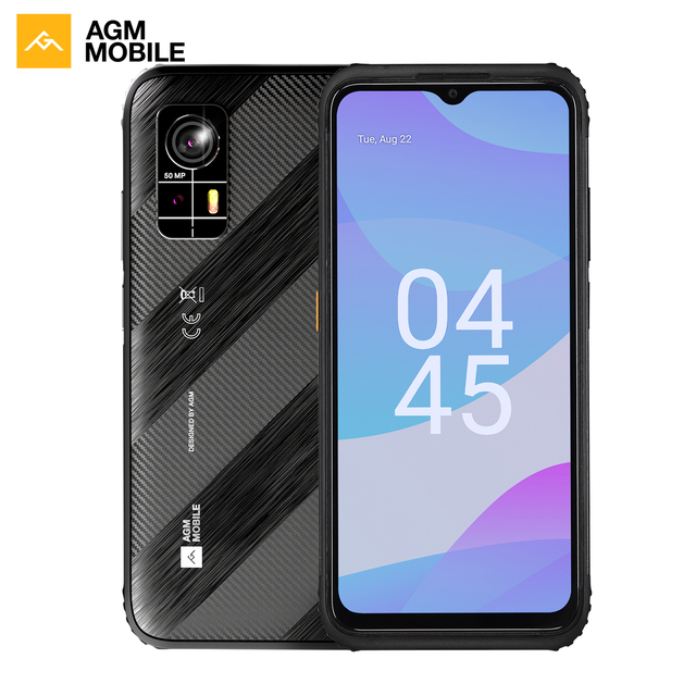 [50% OFF] AGM H6 Lite Android 13 4900mAh 8GB(4+4)+128GB Ultra-slim Rugged Octa Core 50MP AI Camera LTE 90Hz Gaming Smartphone