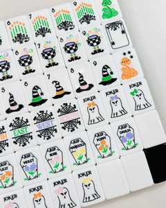 HOCUS POCUS - Set di Tessere Mahjong per Halloween, Mahjong Americano Personalizzato a 4 Livelli, 160 Pezzi, Tessere in Acrilico di Lusso, Ecologiche e Durevoli - Product Image 3