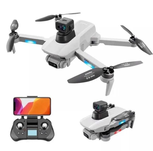 HKGX V28 Obstacle Avoidance GPS Drone 4K HD ESC Camera 5G WiFi Live FPV RC Quadcopter Optical Flow Brushless Fast Mini Drone