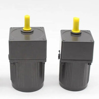 Moteur à induction monophasé à vitesse constante électrique 110/220/380V, 120W, micro-moteur à courant alternatif avec réducteur et contrôleur de vitesse