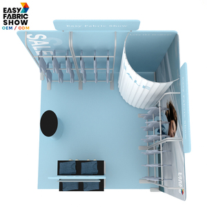 Support de toile de fond portable, stand d'exposition <span class=keywords><strong>pop</strong></span>-up, stand d'exposition en tissu de style féminin pour salon professionnel temporaire - Product Image 2