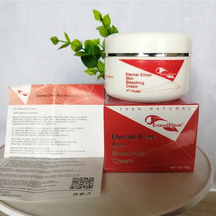 MSDS Certification and Cream Form skin super whitening beauty bleaching cream for strong black skin OEM