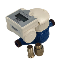 Compteur d'eau mécanique intelligent compact DN15 en plastique, indice de protection IP68, personnalisable OEM, connectivité polyvalente NB-IoT/WiFi/LoRaWAN