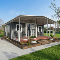 YESON Huis Prefab Woning - Kit de maisonnette autonome, pod de vie compact, hébergement temporaire, conteneur extensible isolé 20ft 30ft