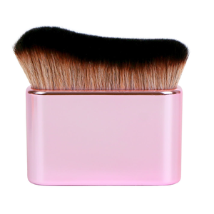 Pinceau autobronzant multicolore OEM, grand pinceau de bronzage pour le <span class=keywords><strong>visage</strong></span> et le corps, applicateur de bronzage Kabuki, pinceau à blush en fibres synthétiques angulées - Product Image 2