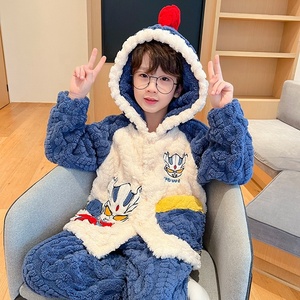 <span class=keywords><strong>Pigiama</strong></span> <span class=keywords><strong>in</strong></span> <span class=keywords><strong>pile</strong></span> caldo per bambini e bambine, un prodotto di successo, set <span class=keywords><strong>in</strong></span> <span class=keywords><strong>pile</strong></span> corallo Coolomi autunno-inverno con cartoni animati - Product Image 4
