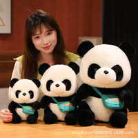 Kinqee FR71 Peluche panda personnalisée en usine Fabricant de jouets en peluche Poupée en peluche douce au coucher