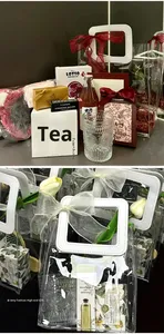 Bolsa de Regalo Transparente de PVC Impermeable, Lista para Usar, Ideal para Supermercados, Bodas, Celebraciones, Día de San Valentín, Dulces y Flores - Product Image 5