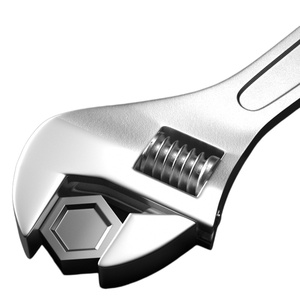 Clé à molette réglable de 6 à 24 pouces en acier au carbone chromé, grande ouverture, outil manuel, réparation automobile, clé à molette multi-usages à ouverture rapide - Product Image 3