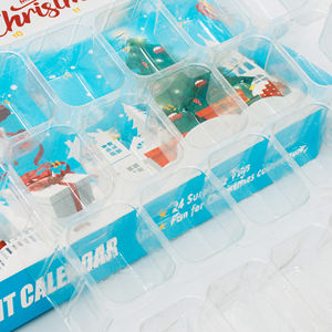 Boîte d'emballage de luxe faite à la main <span class=keywords><strong>vide</strong></span> bougie bonbons emballage 12 jours calendrier de l'avent boîte-cadeau de noël - Product Image 6