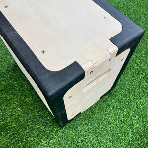 Dongshang di alta qualità in legno con bordi morbidi Plyo <span class=keywords><strong>Box</strong></span> per allenamento Fitness palestra che rimbalza Soft Plyo <span class=keywords><strong>Jump</strong></span> <span class=keywords><strong>Box</strong></span> 20x24x30 pollici antiscivolo - Product Image 2