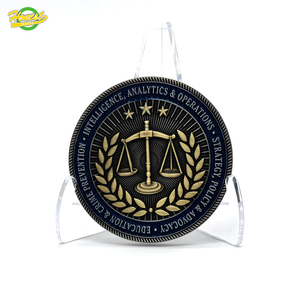La mejor calidad de fundición a presión irregule la superficie de acero antimanchas, moneda de desafío, equilibrio de peso, monedas antiguas - Product Image 1