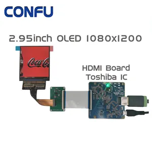 Panneau d'affichage CONFU HDMIi vers MIPI DSI pour enfants, convertisseur de pilote, panneau d'affichage AMOLED 2.95 pouces, 1080x1200, fabriqué en chine