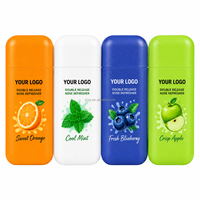Draagbare Dubbele Release Aromatherapie Inhalator Stick Natuurlijke Etherische Olie Neus Inhalator Frisse Muntgeur Ontspanning Reizen OEM