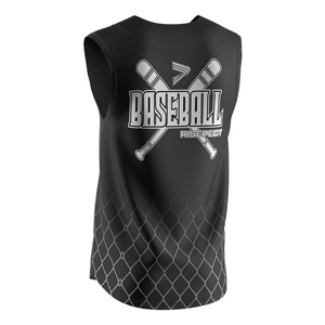 T-shirt de sport unisexe personnalisé par sublimation pour jeunes, style streetwear, maillot de baseball à manches courtes pour hommes - Product Image 2