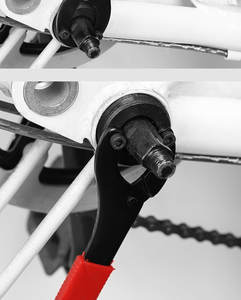 Clé de démontage de pédalier de vélo, clé de moyeu de vélo de montagne à vitesse fixe, outil de démontage de roue libre, outils de réparation de vélo - Product Image 3