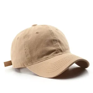 Atacado Logotipo Personalizado Unisex Baseball Hat Sport Caps 100% Algodão Ajustável 6 Painel Em Branco Não Estruturado Pai Chapéus