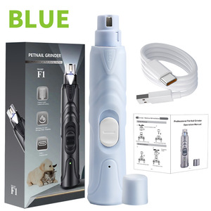 Upgraded 2 Speeds Rechargeable Electric Pet Nail Grinder for <b>Dogs</b> with LED <b>Light</b> Plastic Eco-Friendly Custom Logo Wholesale - Product Image 5