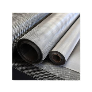 304/304L/316/316L Plain Weave 80 100 200 <b>Mesh</b> Count Stainless <b>Steel</b> Woven <b>Wire</b> <b>Mesh</b> Filters Anti-Corrosion Cutting Bending - Product Image 1