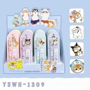 Su misura di vendita calda cartone animato continuo nucleo stampa penna interrogativo con alto valore estetico facile da scrivere matita automatica - Product Image 5