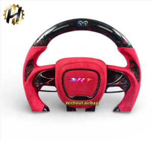 Suit for Dodge Carbon Fiber Car Steering Wheel <strong>Interior</strong> <strong>Accessories</strong> for SRT Charger Challenger Hellcat Customized LED Install - Product Image 2