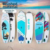 Planche de SUP gonflable rapide en matériau Drop Stitch pour sports nautiques, pliable, idéale pour le yoga - Grande Vente