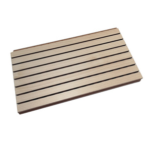 Panneau acoustique rainuré en MDF moderne avec absorption acoustique hautement efficace pour usage professionnel - Product Image 4