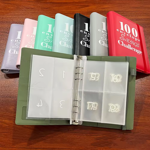 Planificador de Presupuesto, Cuaderno de Hojas Sueltas A5, Agendas, 100 Sobres, Desafío de Ahorro, Carpeta de Presupuesto - Product Image 3