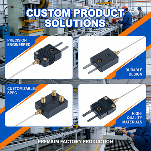 Contrôleur de température à thermocouple de type K blindé personnalisé en vrac pour la mesure de températures extrêmement élevées 1600°C Four industriel - Product Image 6