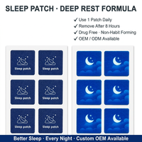 Service OEM ODM HLK, fabricant professionnel de patchs de sommeil personnalisés avec logo, à la lavande, à la camomille et au citron, certifiés CE, durée de conservation de 2 ans