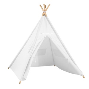 Jouets éducatifs indien <span class=keywords><strong>Tipi</strong></span> tente modèle enfants apprentissage Camping Unique <span class=keywords><strong>tipi</strong></span> tente jouets extérieur blanc avec lumière - Product Image 3