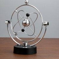 Modèle de mouvement perpétuel rotatif de grande taille Globe céleste oscillant Artisanat magnétique Ornements de bureau décoratifs Cadeaux