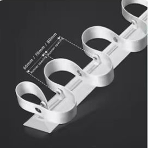 S Wave Voile pura Translucidus Ripple <span class=keywords><strong>piega</strong></span> tenda per Hotel - Product Image 5