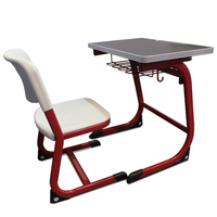Table moderne en MDF écologique et chaise de bureau réglable en hauteur pour étudiants, pour l'école, le bureau à domicile ou le salon