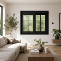Ventana Corredera Panorámica de Gran Apertura con Marco de Aluminio y Doble Vidrio Templado para Apartamento